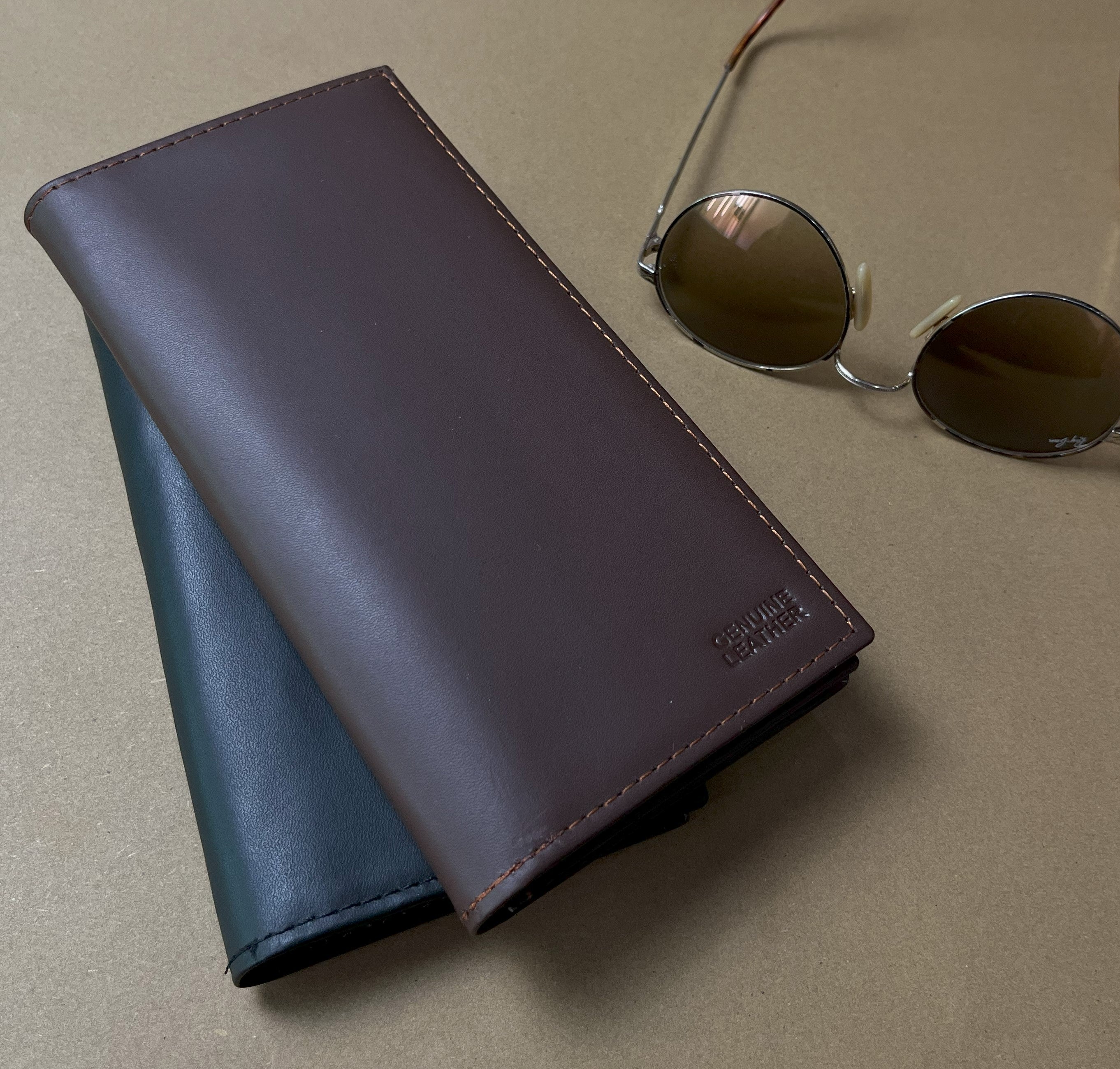Slim Leather Long Wallet – Unisex Money & Card Holder with Elegant Design