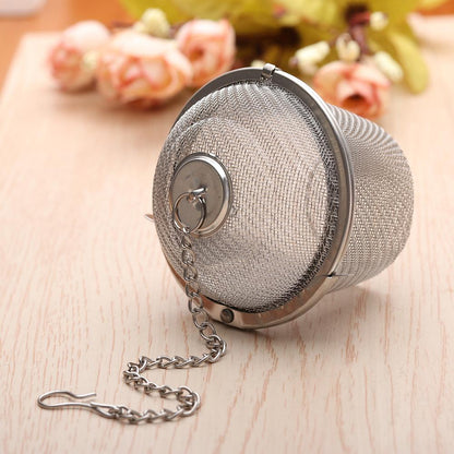 Stainless Steel Spice Strainer & Tea Infuser Ball – Reusable Mesh Filter for Herbs, Spices & Loose Leaf Tea