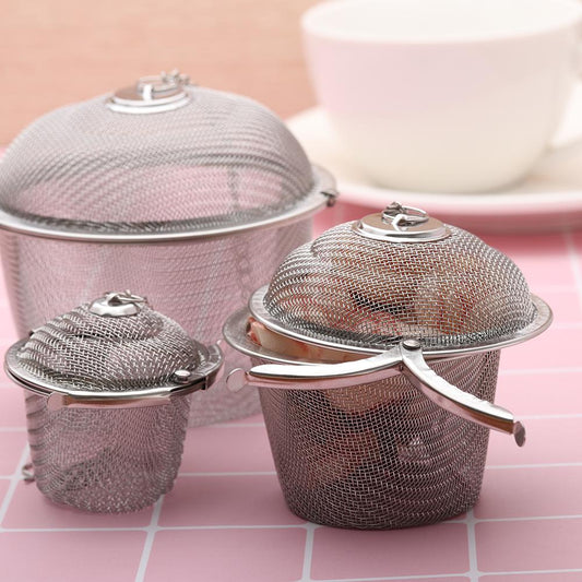 Stainless Steel Spice Strainer & Tea Infuser Ball – Reusable Mesh Filter for Herbs, Spices & Loose Leaf Tea