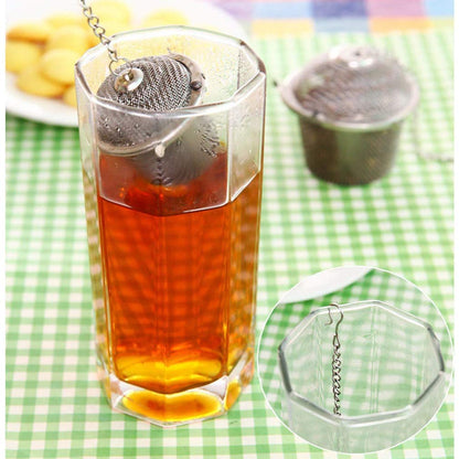 Stainless Steel Spice Strainer & Tea Infuser Ball – Reusable Mesh Filter for Herbs, Spices & Loose Leaf Tea
