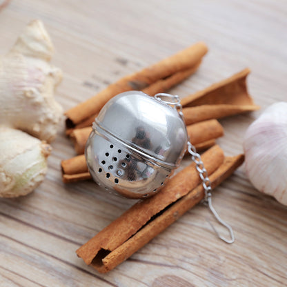 Stainless Steel Tea Ball Infuser – Reusable Mesh Filter for Loose Leaf Tea & Spices
