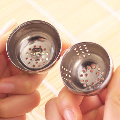 Stainless Steel Tea Ball Infuser – Reusable Mesh Filter for Loose Leaf Tea & Spices